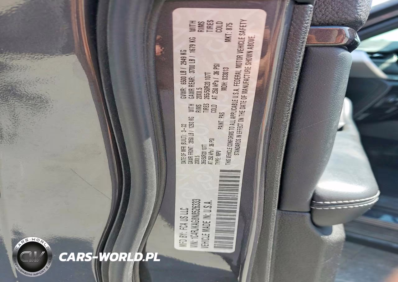 2022 Jeep Grand Cherokee L Laredo VIN:1C4RJKAG8N8526333 - 13