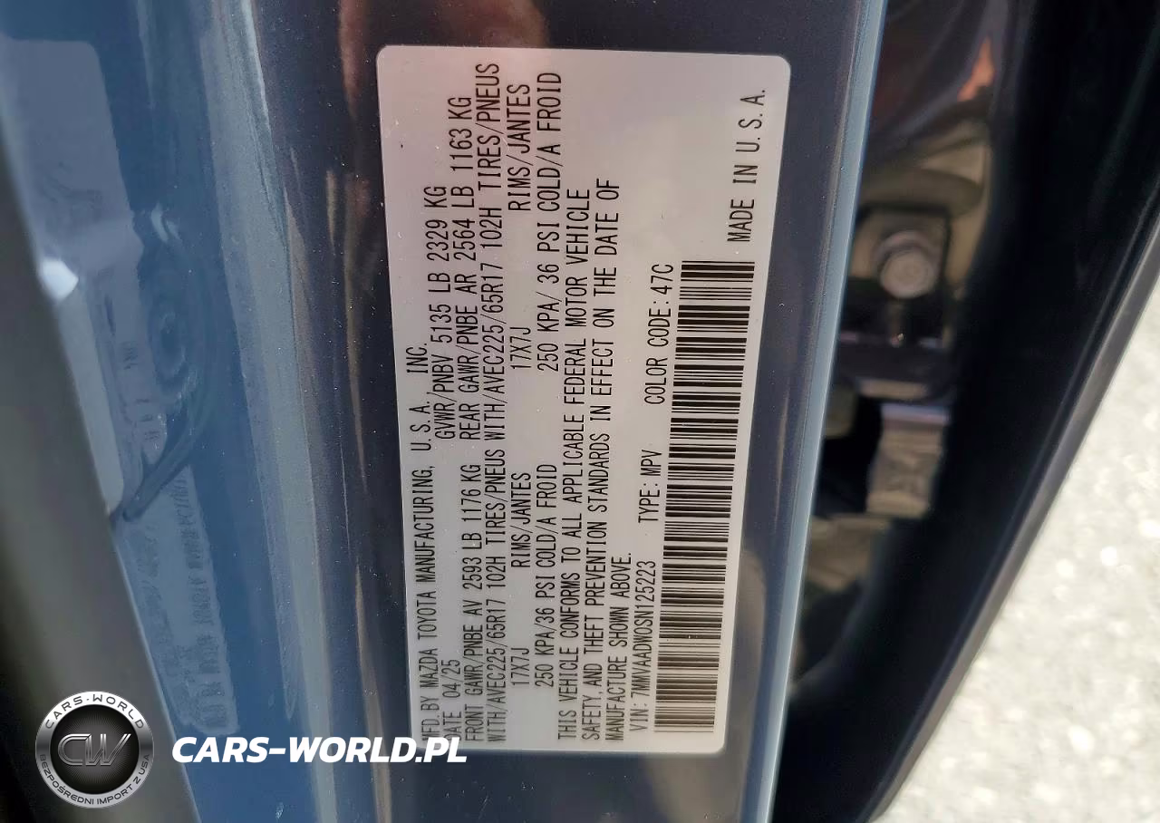 2025 Mazda Cx-50 Premium VIN:7MMVAADW0SN125223 - 13