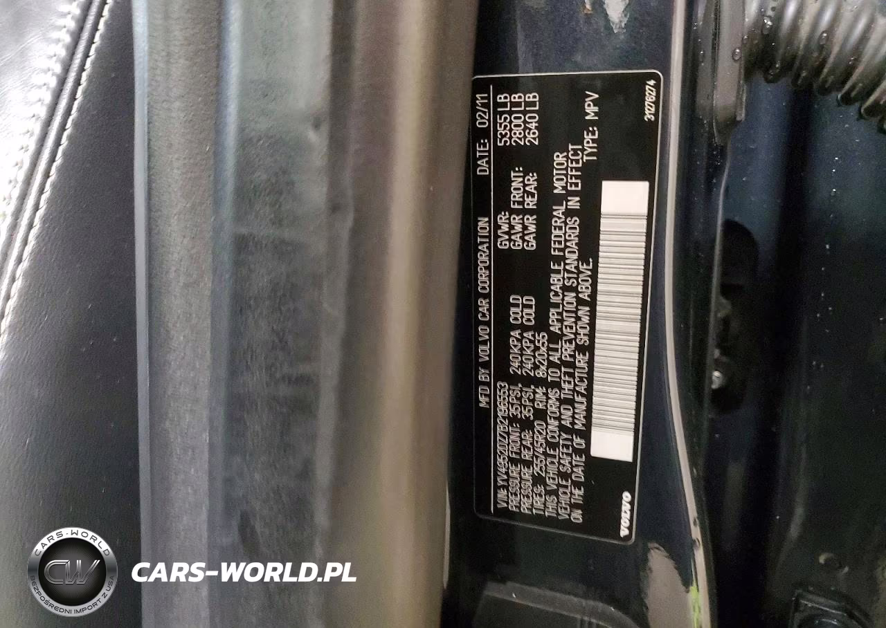 2011 Volvo Xc60 3.2 VIN:YV4952DZ7B2196553 - 13