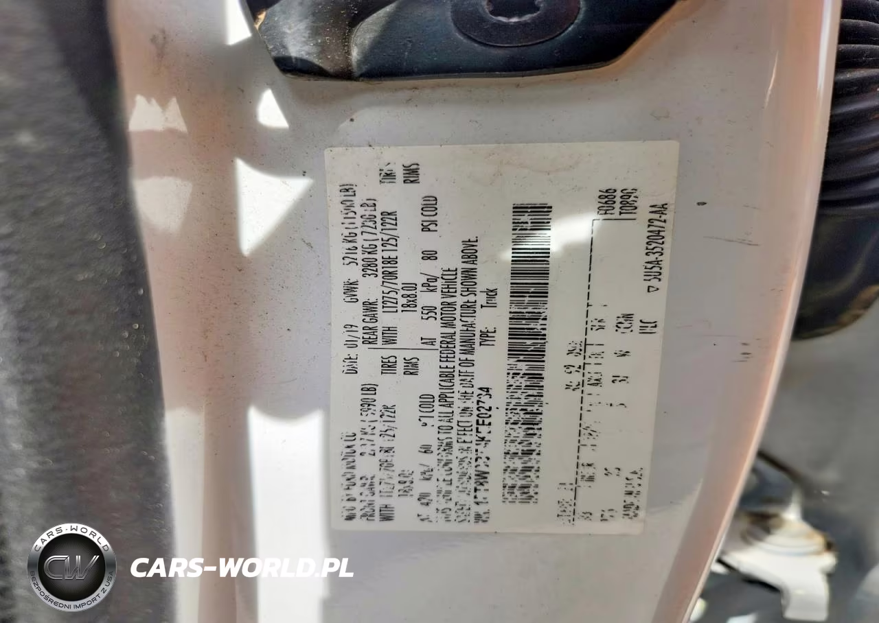 2019 Ford F350 Super Duty VIN:1FT8W3BT4KEE02734 - 13