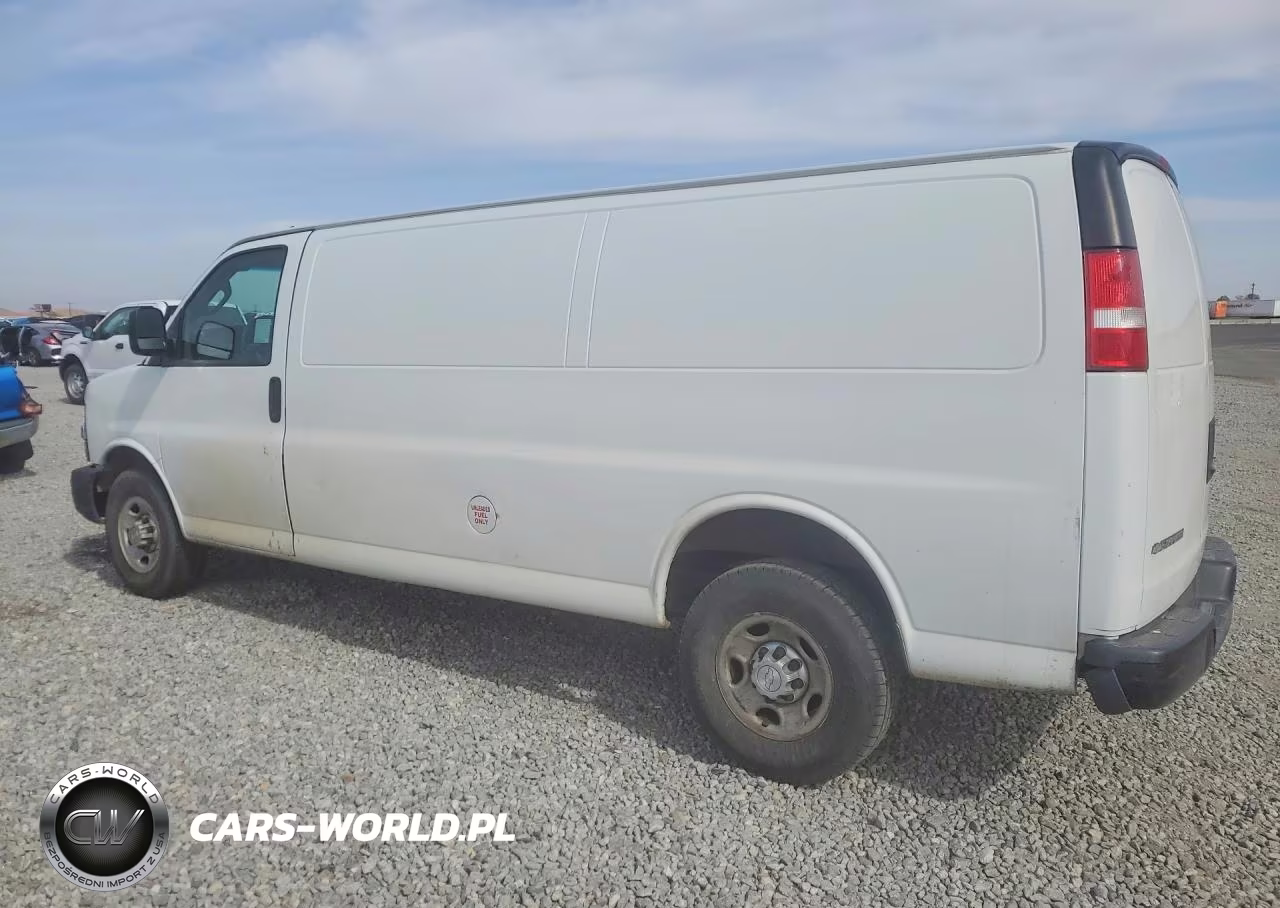2018 Chevrolet Express 2500 Cargo Ext Delivery Van VIN:1GCWGBFP7J1344491 - 2
