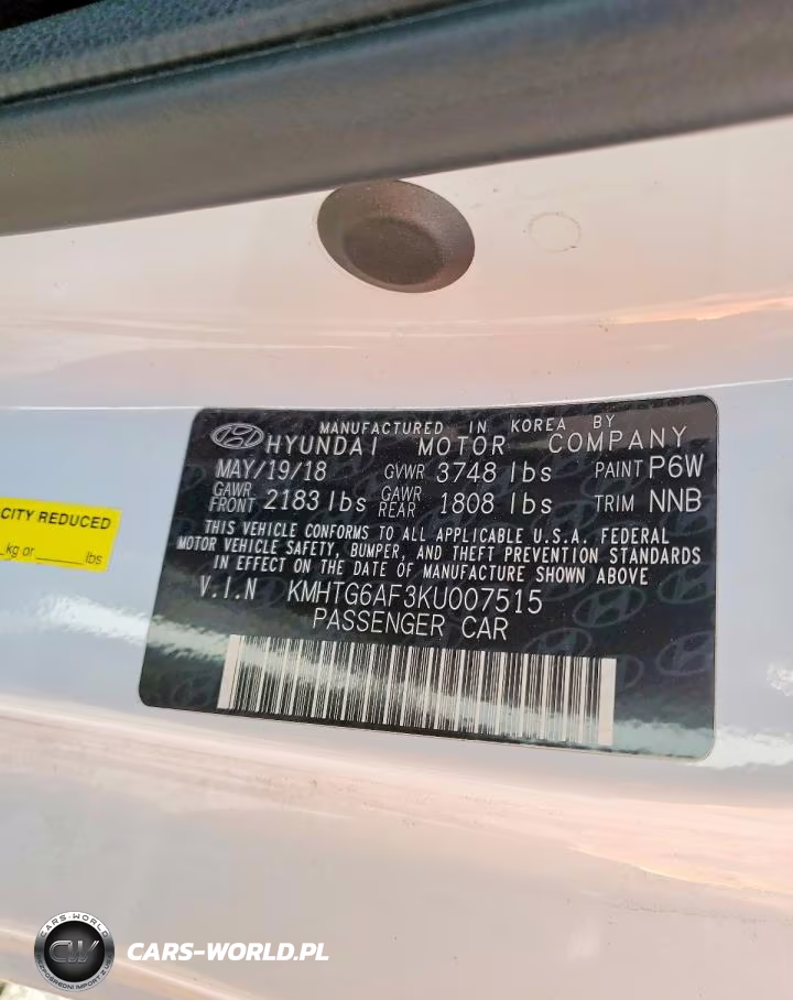 2019 Hyundai Veloster 2.0L Premium VIN:KMHTG6AF3KU007515 - 12