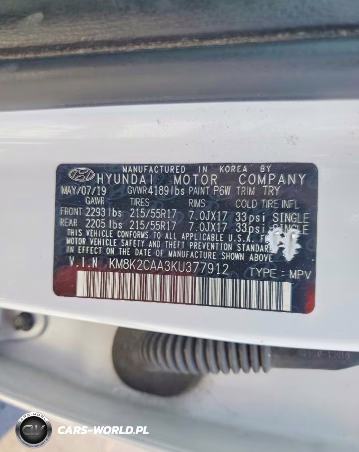 2019 Hyundai Kona Sel VIN:KM8K2CAA3KU377912 - 14