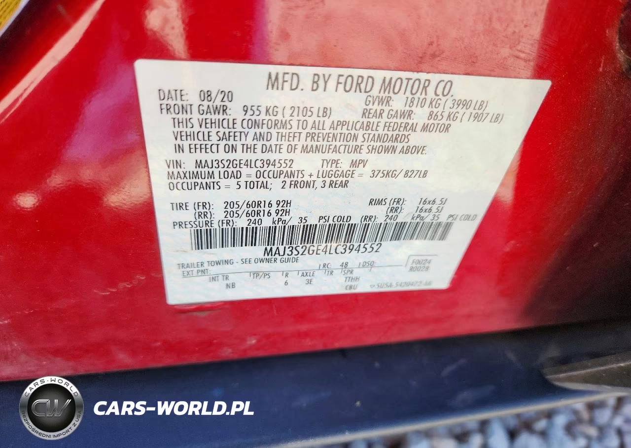 2020 Ford Ecosport Se VIN:MAJ3S2GE4LC394552 - 13
