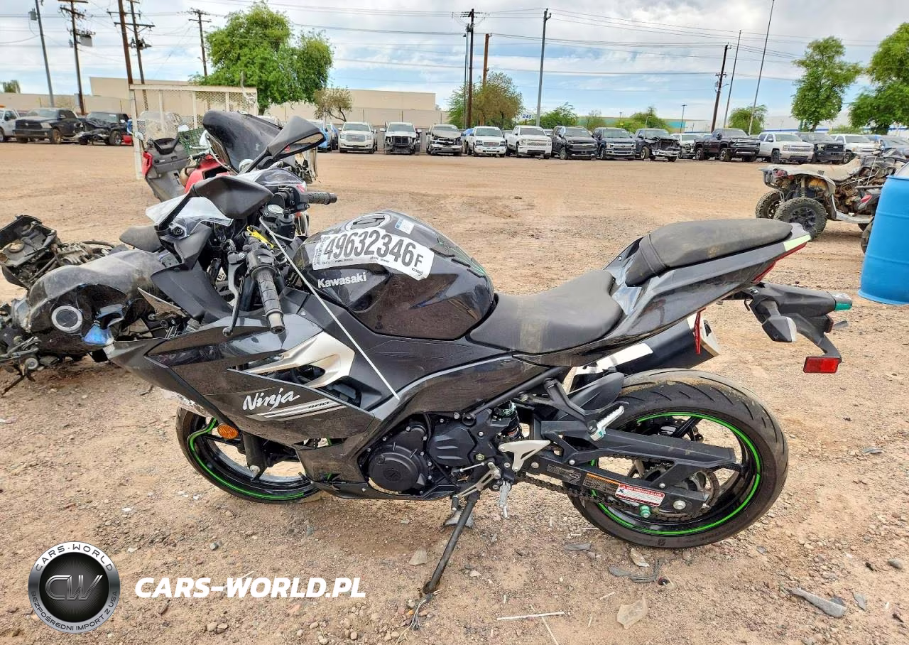2022 Kawasaki Ex400 VIN:JKAEXKG12NDAG4481 - 3