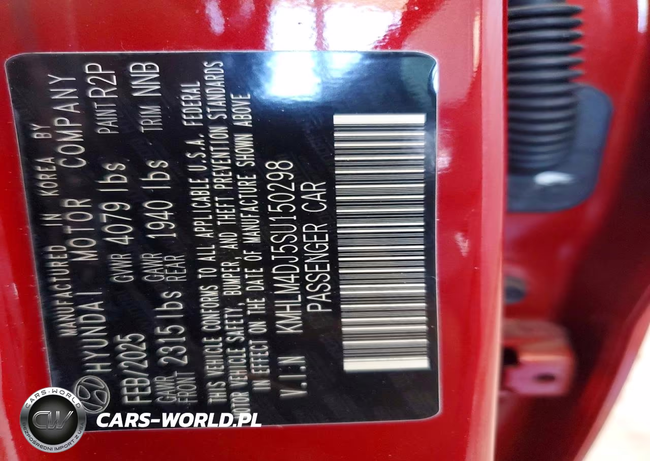 2025 Hyundai Elantra Hybrid Blue VIN:KMHLM4DJ5SU150298 - 12