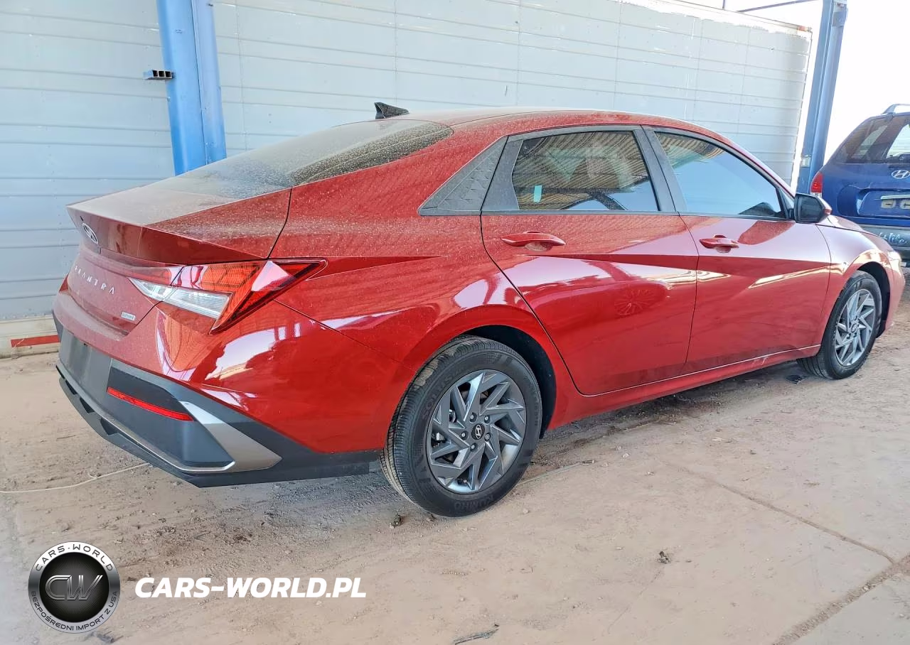 2025 Hyundai Elantra Hybrid Blue VIN:KMHLM4DJ5SU150298 - 3