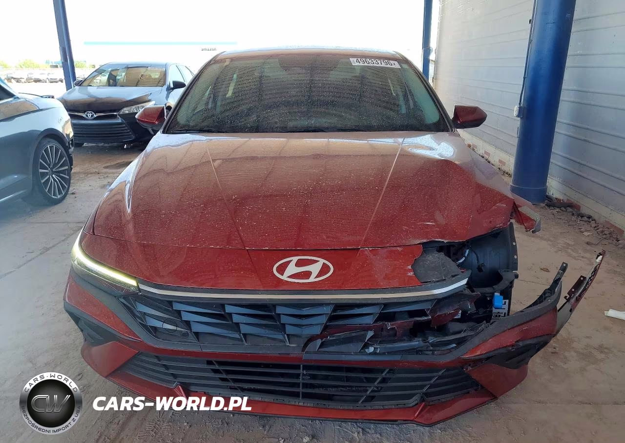 2025 Hyundai Elantra Hybrid Blue VIN:KMHLM4DJ5SU150298 - 5