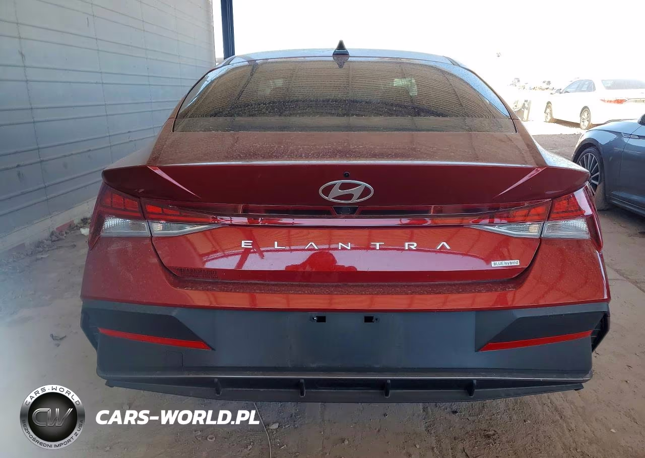 2025 Hyundai Elantra Hybrid Blue VIN:KMHLM4DJ5SU150298 - 6