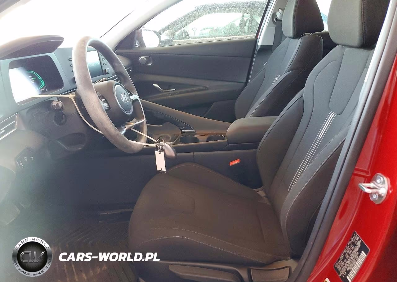 2025 Hyundai Elantra Hybrid Blue VIN:KMHLM4DJ5SU150298 - 7