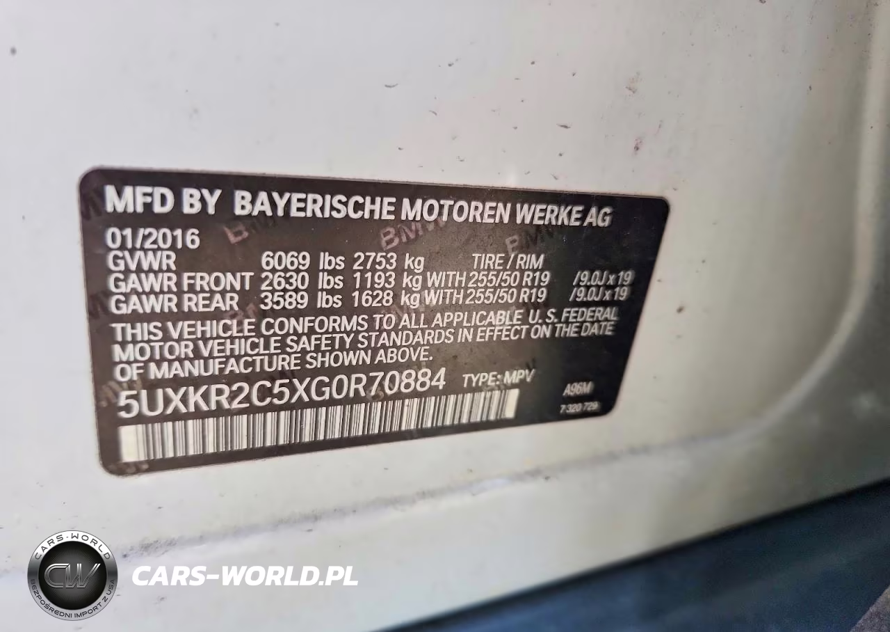 2016 BMW X5 Sdrive35I VIN:5UXKR2C5XG0R70884 - 13
