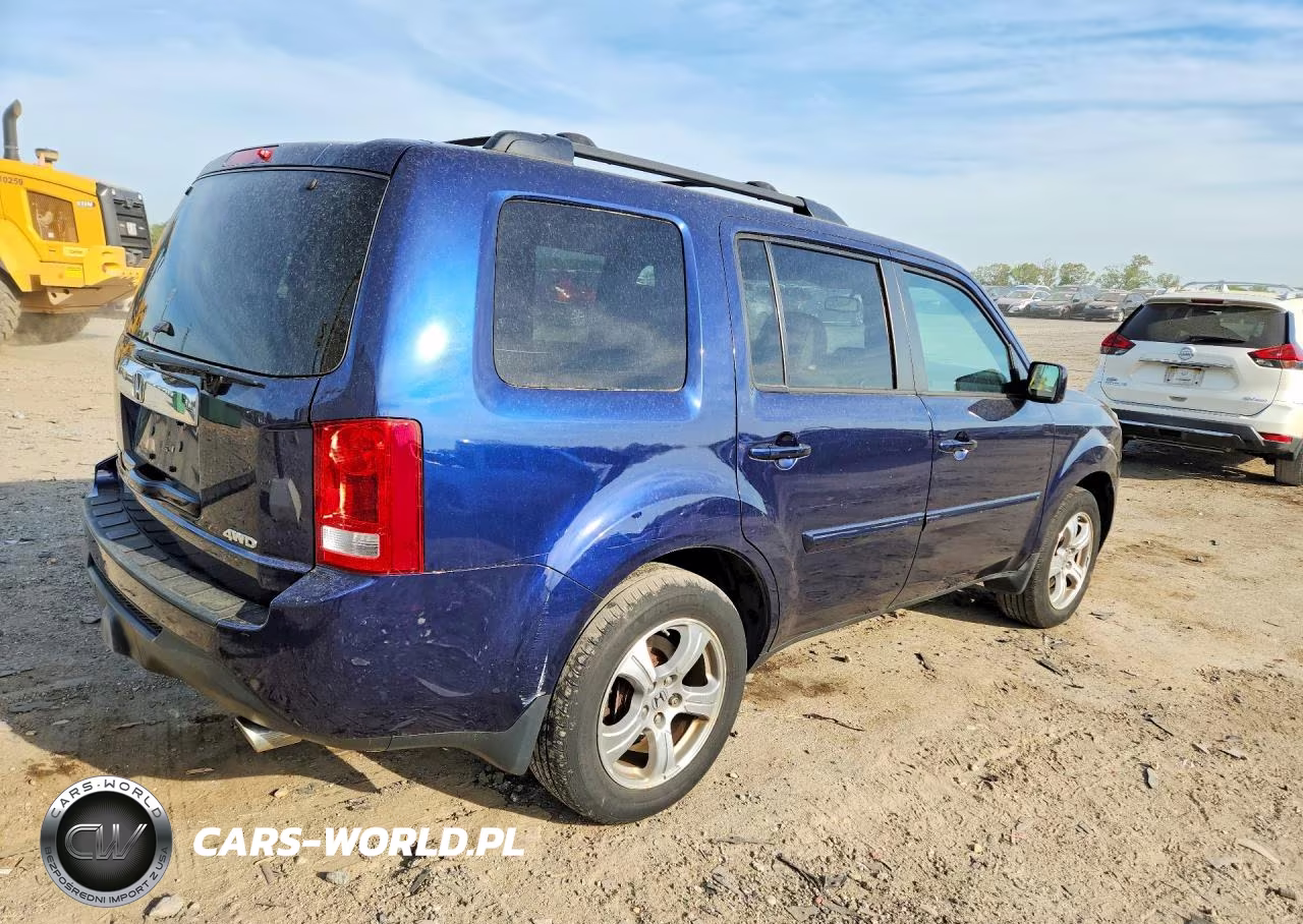 2014 Honda Pilot Exln VIN:5FNYF4H71EB043765 - 3