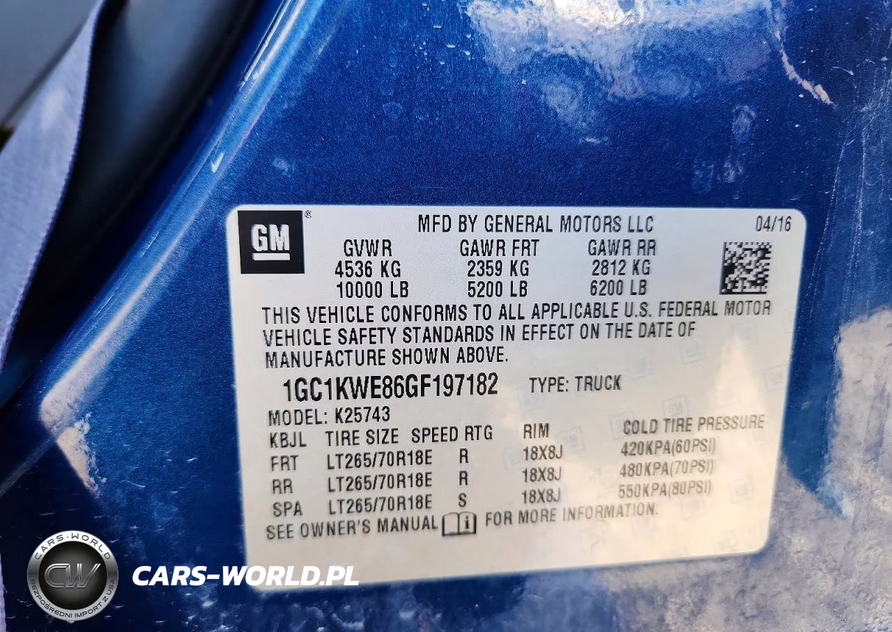 2016 Chevrolet Silverado K2500 Heavy Duty Ltz VIN:1GC1KWE86GF197182 - 13