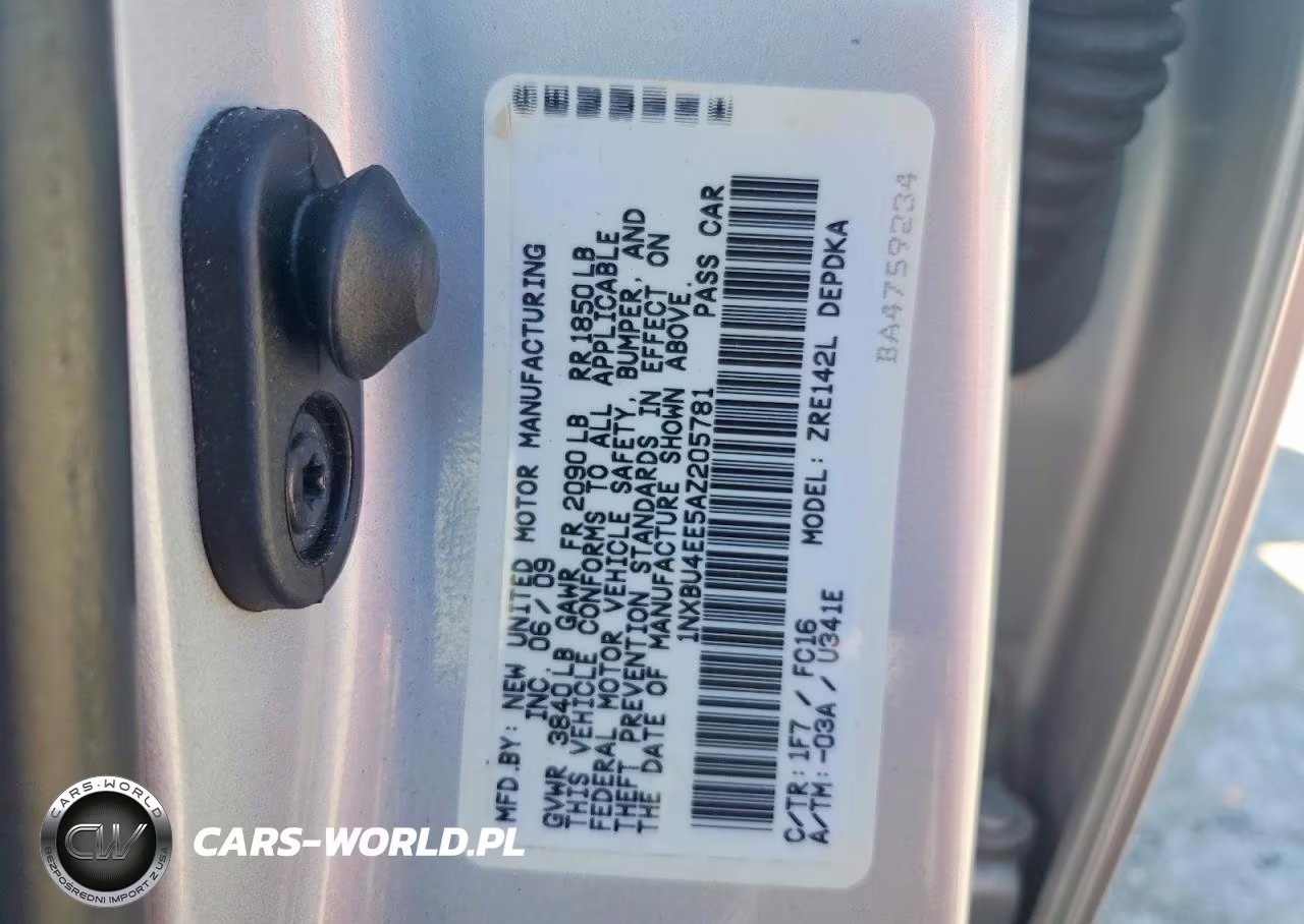 2010 Toyota Corolla Le VIN:1NXBU4EE5AZ205781 - 12