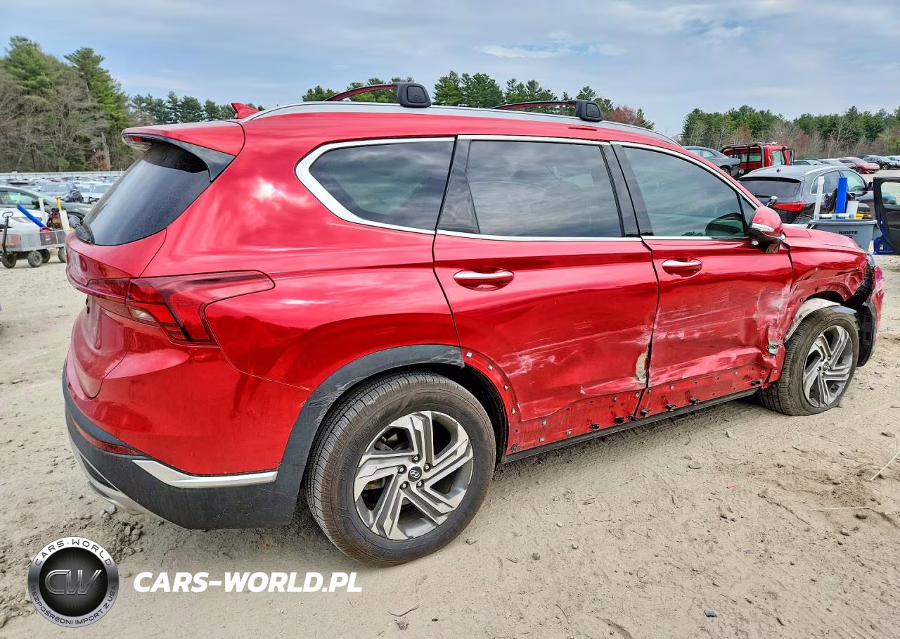 2022 Hyundai Santa Fe Sel VIN:5NMS64AJ7NH376711 - 3