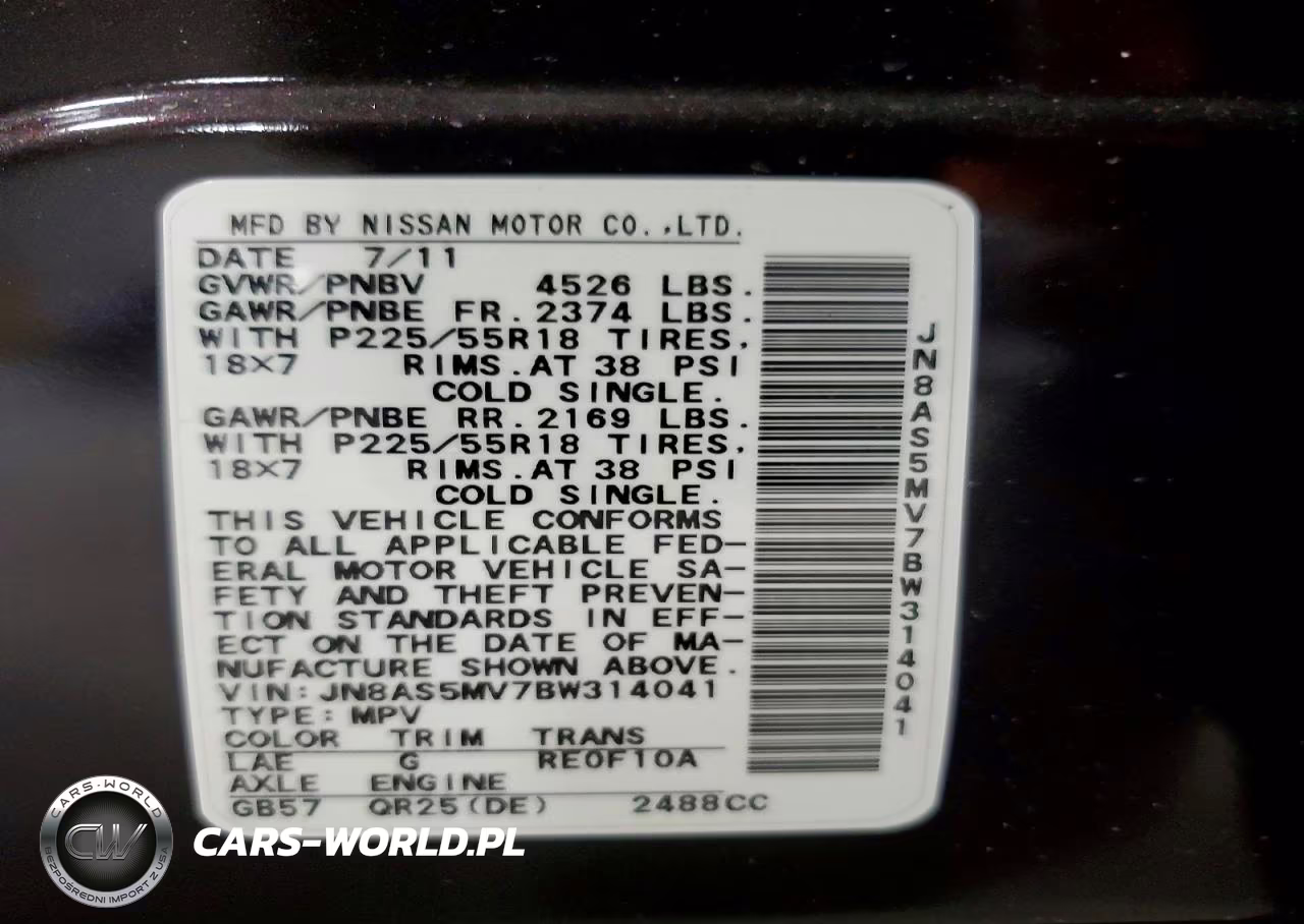 2011 Nissan Rogue S VIN:JN8AS5MV7BW314041 - 13