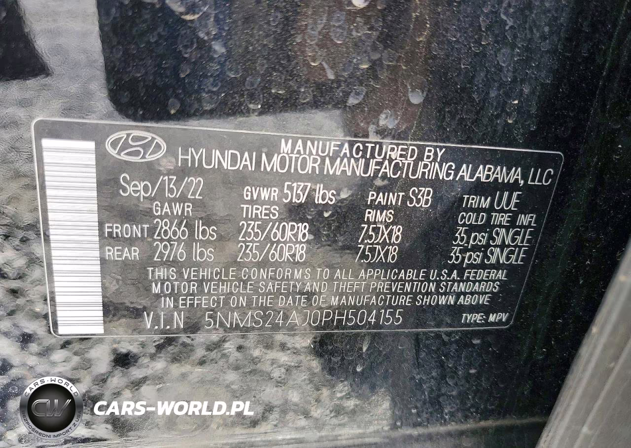 2023 Hyundai Santa Fe Sel VIN:5NMS24AJ0PH504155 - 13