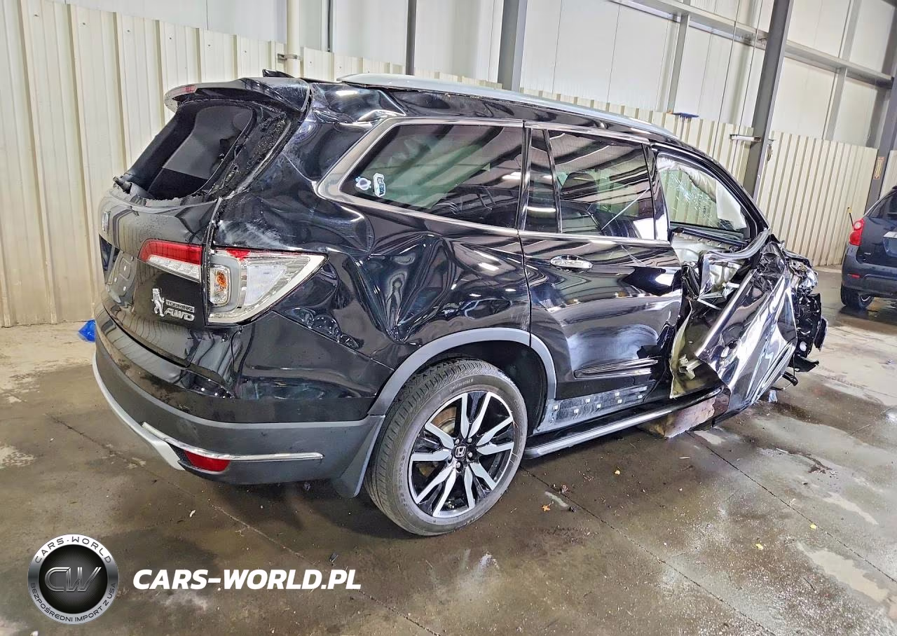 2022 Honda Pilot Touring VIN:5FNYF6H65NB076531 - 3