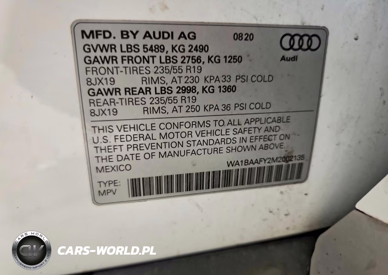 2021 Audi Q5 Premium Plus VIN:WA1BAAFY2M2002135 - 13