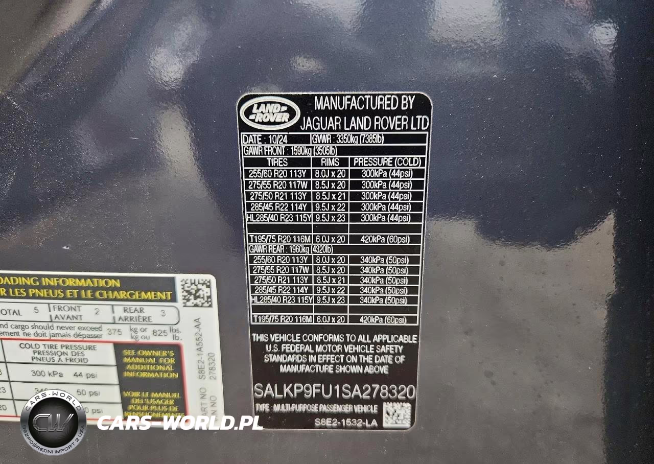 2025 Land Rover Range Rover Se VIN:SALKP9FU1SA278320 - 13