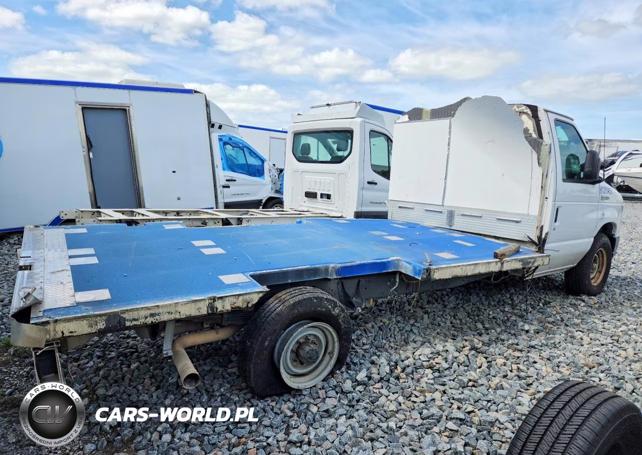 2023 Ford E350 Flatbed Truck VIN:1FDWE3FK7PDD09744 - 3