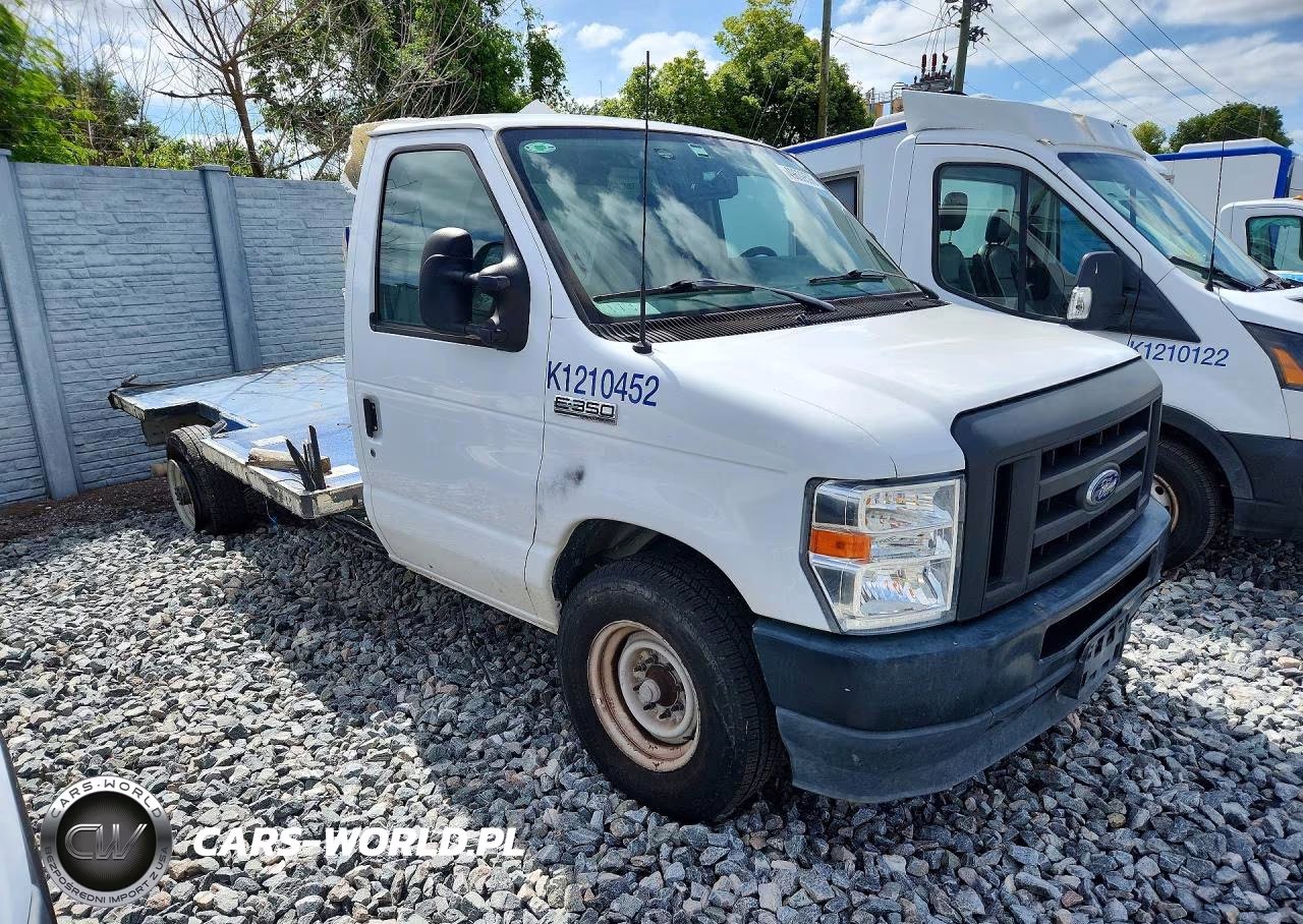 2023 Ford E350 Flatbed Truck VIN:1FDWE3FK7PDD09744 - 4