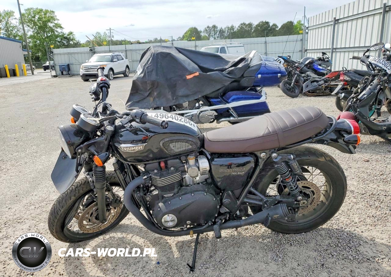 2017 Triumph Bonneville T120 Black VIN:SMTD40HL5HT814337 - 3