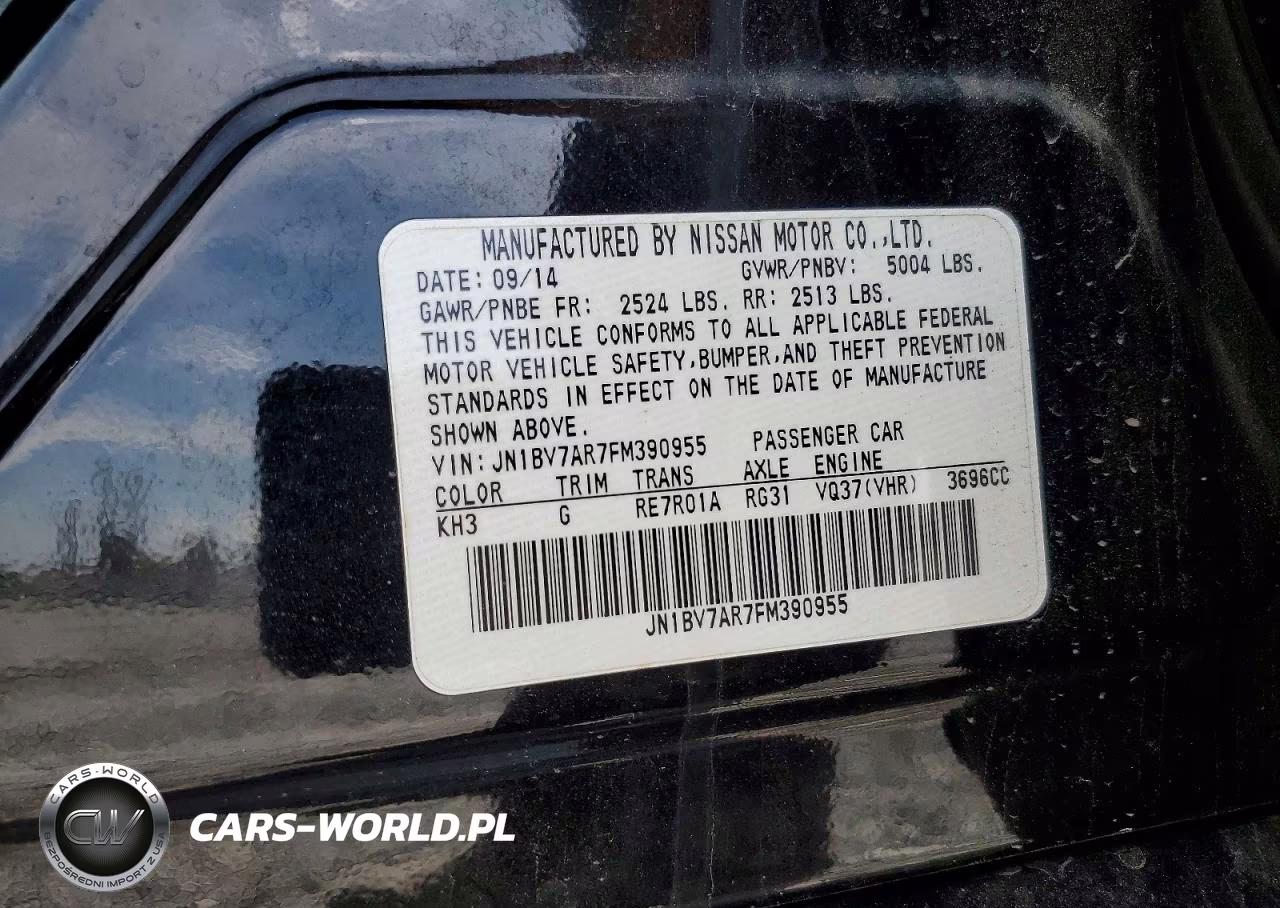 2015 Infiniti Q50 Premium VIN:JN1BV7AR7FM390955 - 12