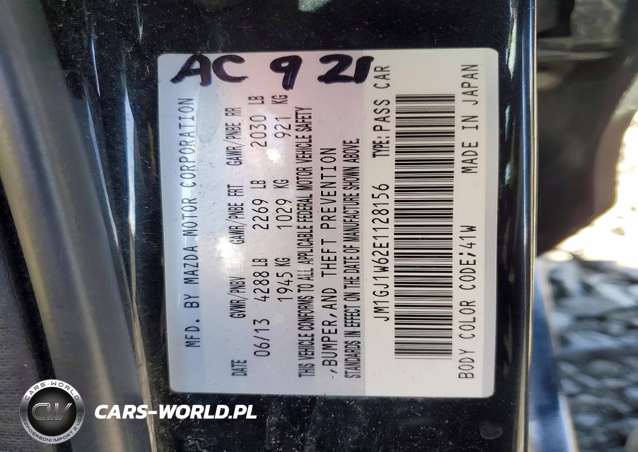 2014 Mazda 6 Grand Touring VIN:JM1GJ1W62E1128156 - 12