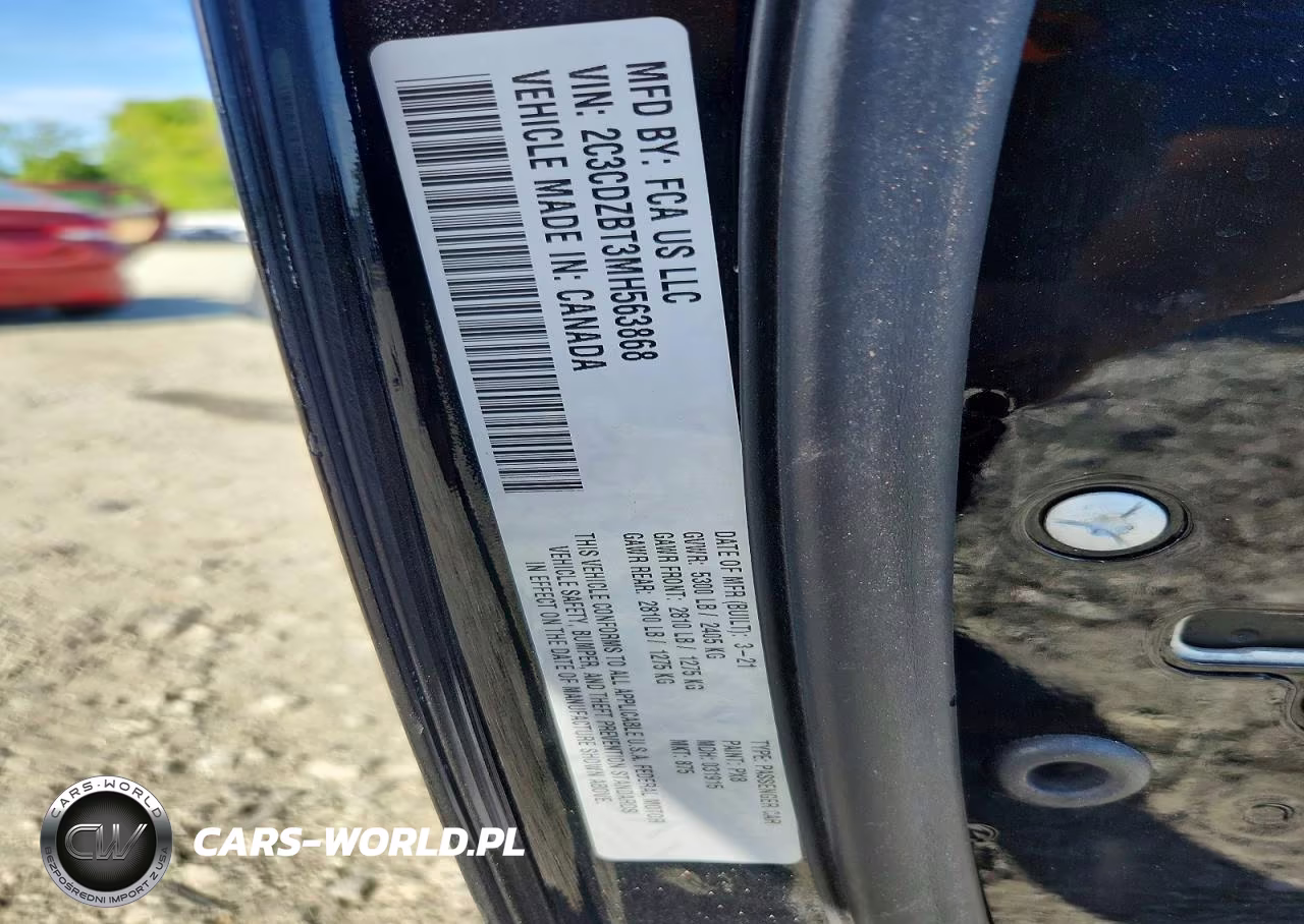 2021 Dodge Challenger R VIN:2C3CDZBT3MH563868 - 13