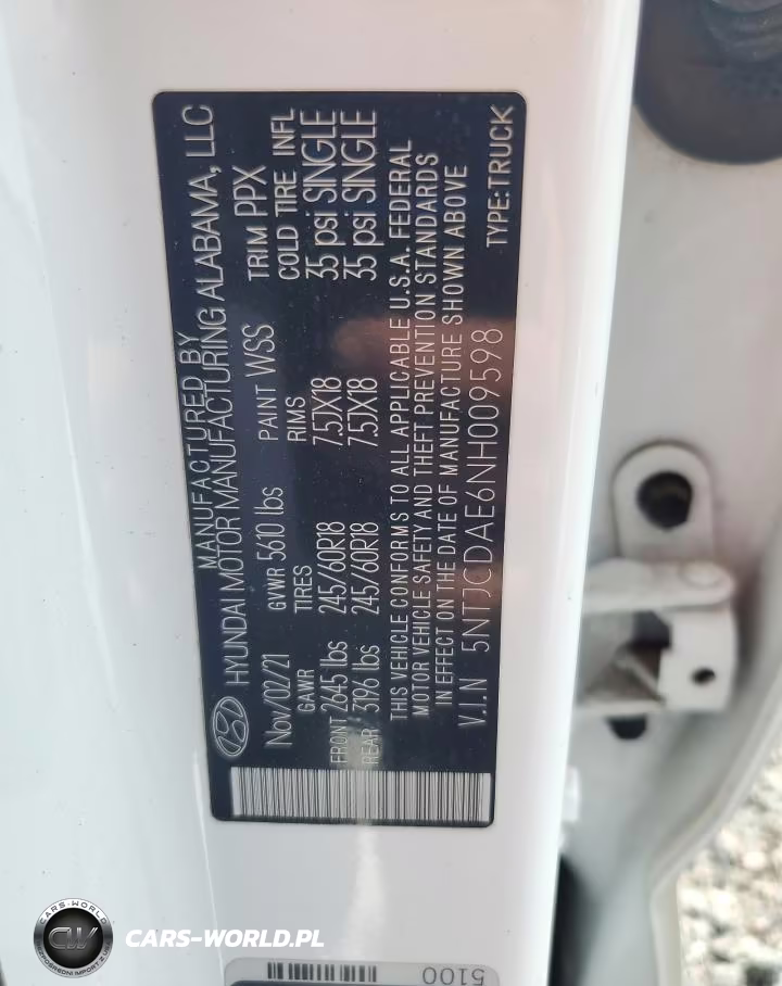 2022 Hyundai Santa Cruz Sel VIN:5NTJCDAE6NH009598 - 13