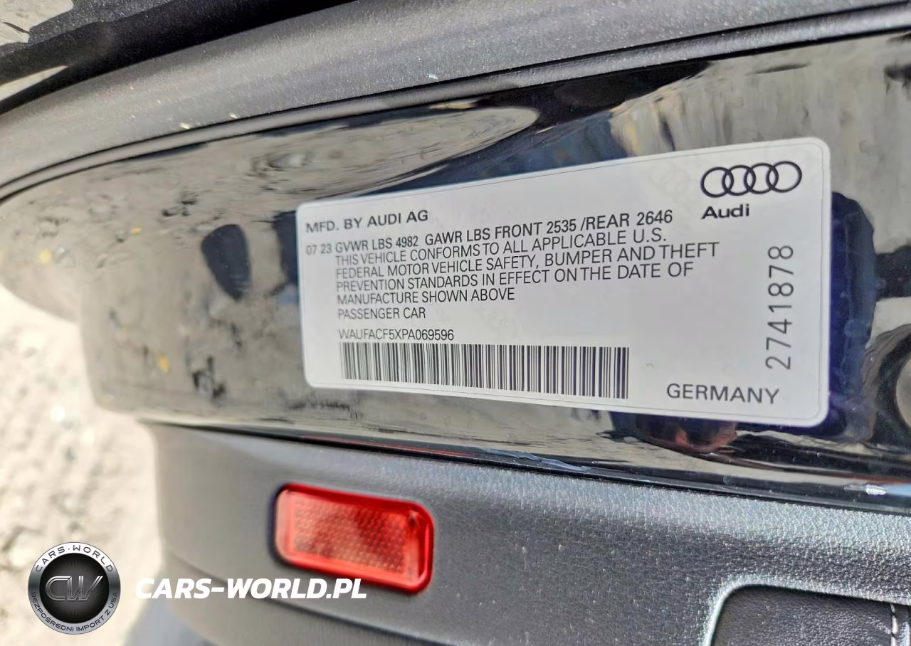 2023 Audi A5 Premium Plus 45 VIN:WAUFACF5XPA069596 - 12