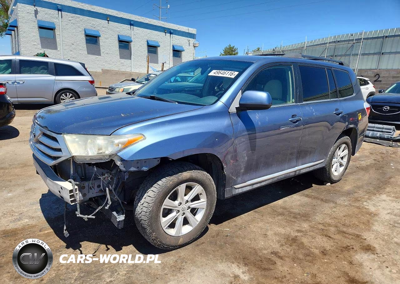 2012 Toyota Highlander Base VIN:5TDBK3EH9CS119590 - 1