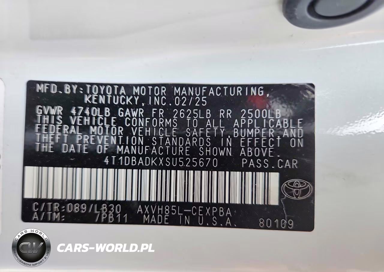 2025 Toyota Camry Xse VIN:4T1DBADKXSU525670 - 12