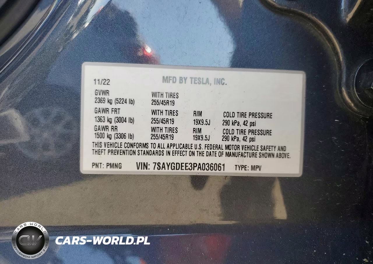 2023 Tesla Model Y VIN:7SAYGDEE3PA036061 - 12