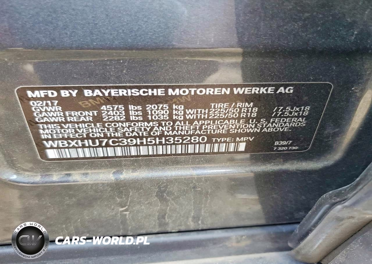 2017 BMW X1 Sdrive28I VIN:WBXHU7C39H5H35280 - 14