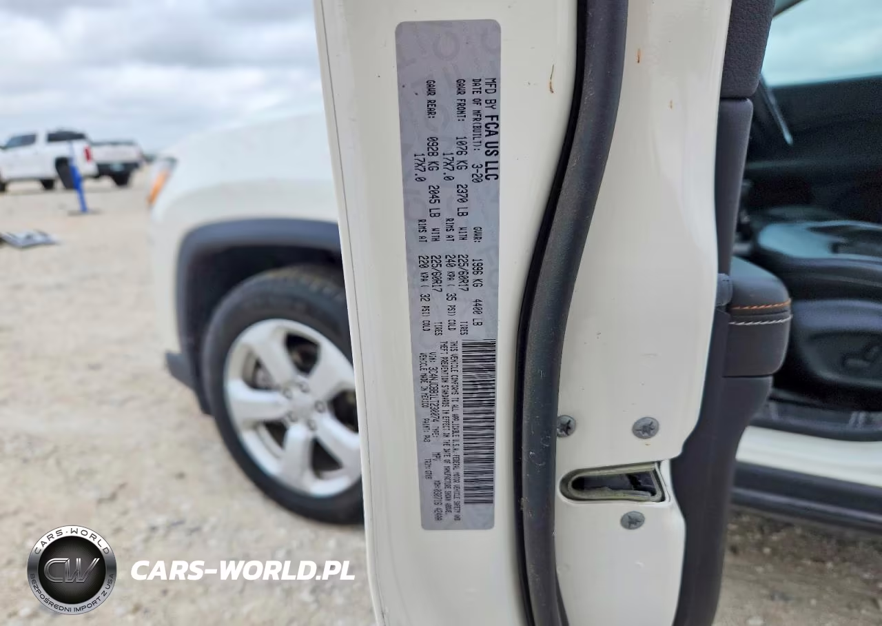 2020 Jeep Compass Latitude VIN:3C4NJCBB1LT230074 - 13
