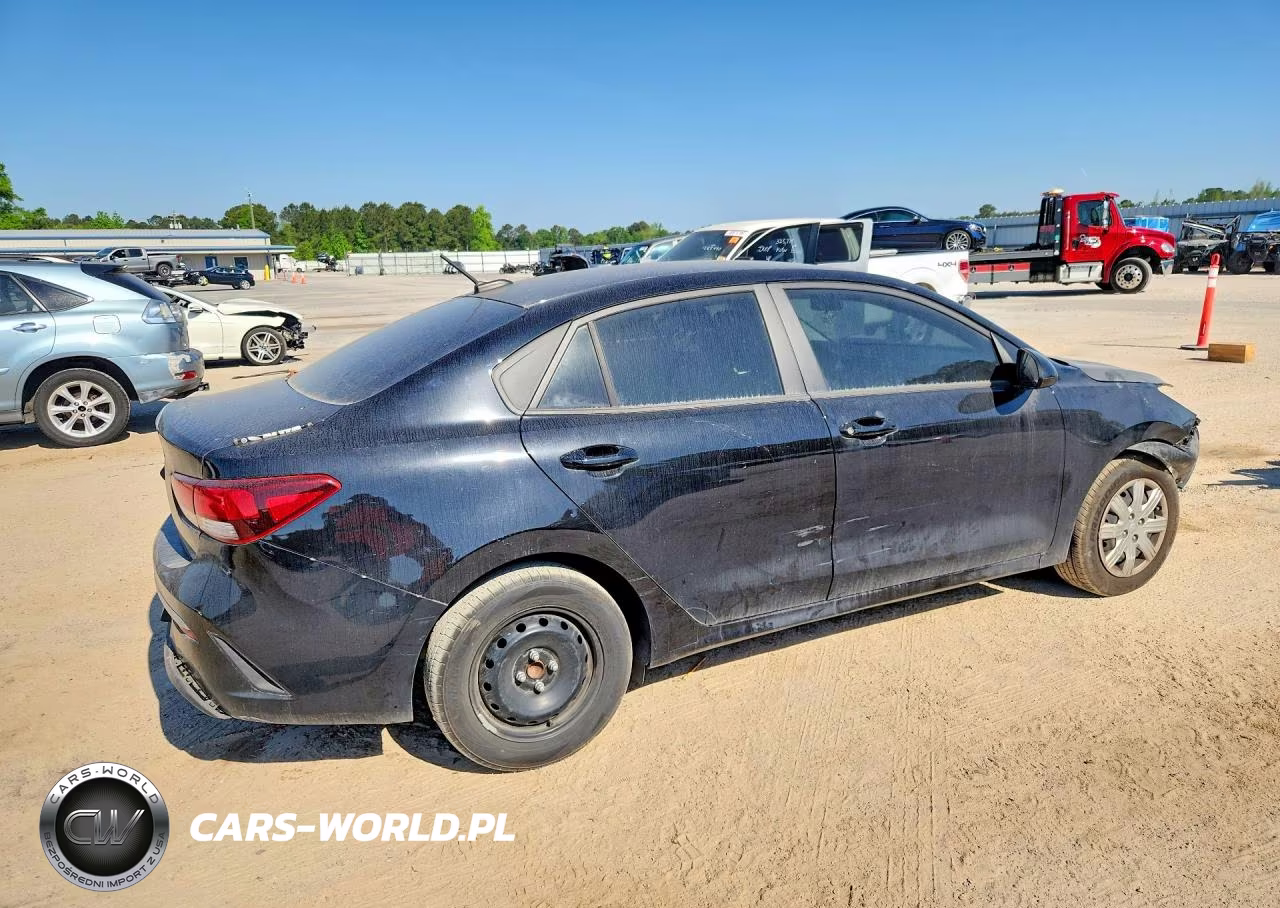 2022 Kia Rio Lx VIN:3KPA24AD1NE433932 - 3