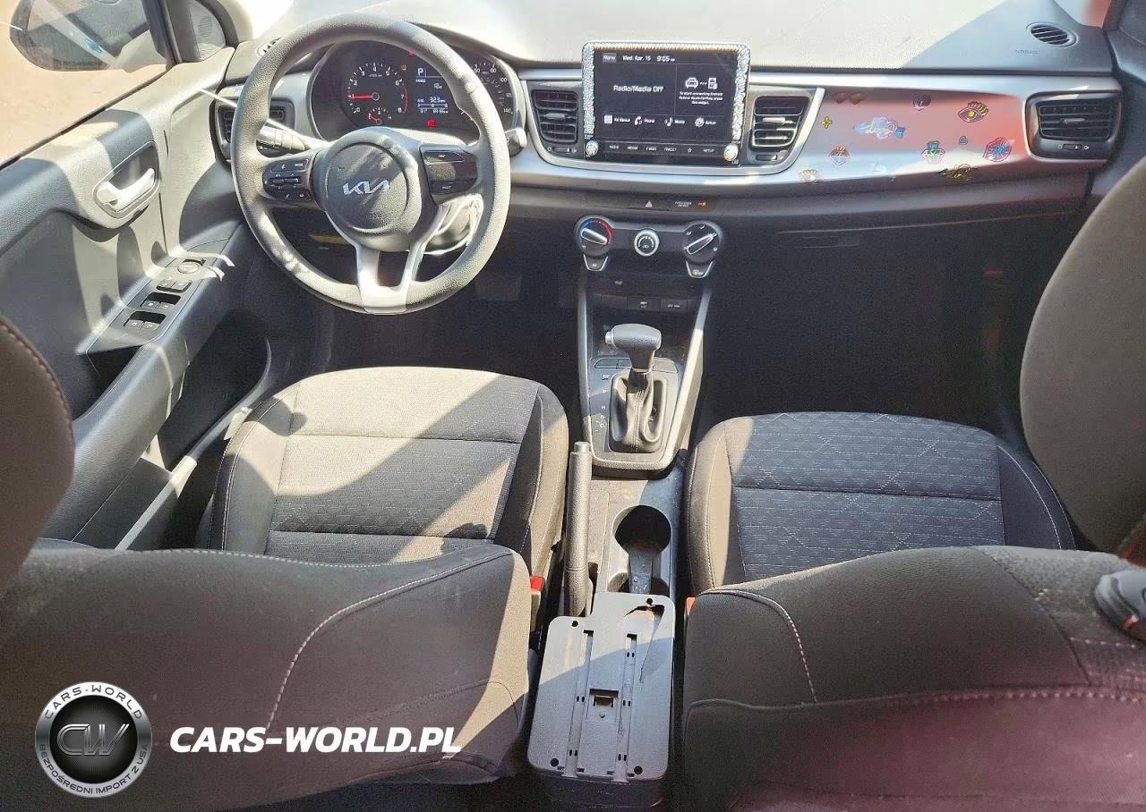 2022 Kia Rio Lx VIN:3KPA24AD1NE433932 - 8