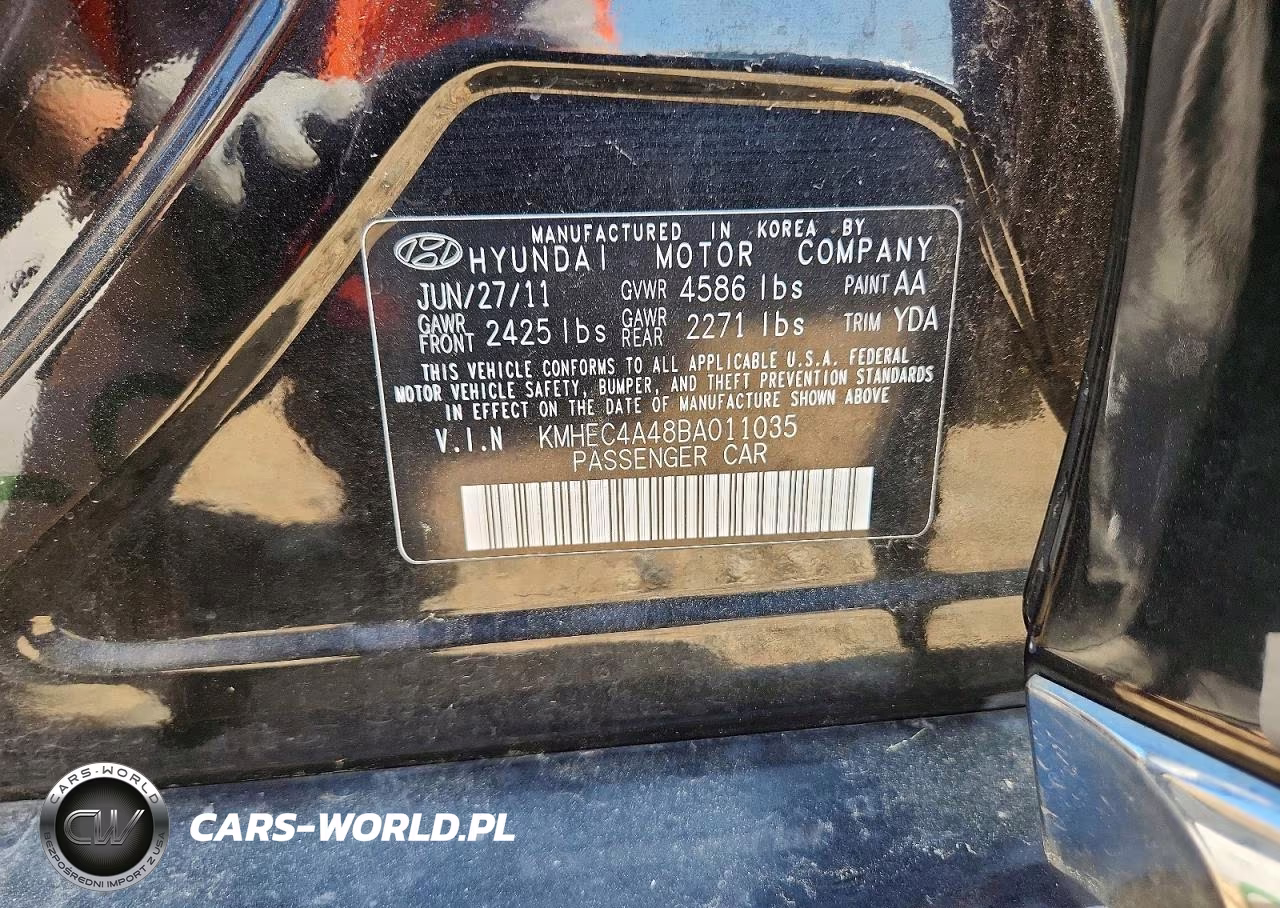 2011 Hyundai Sonata Hybrid VIN:KMHEC4A48BA011035 - 13