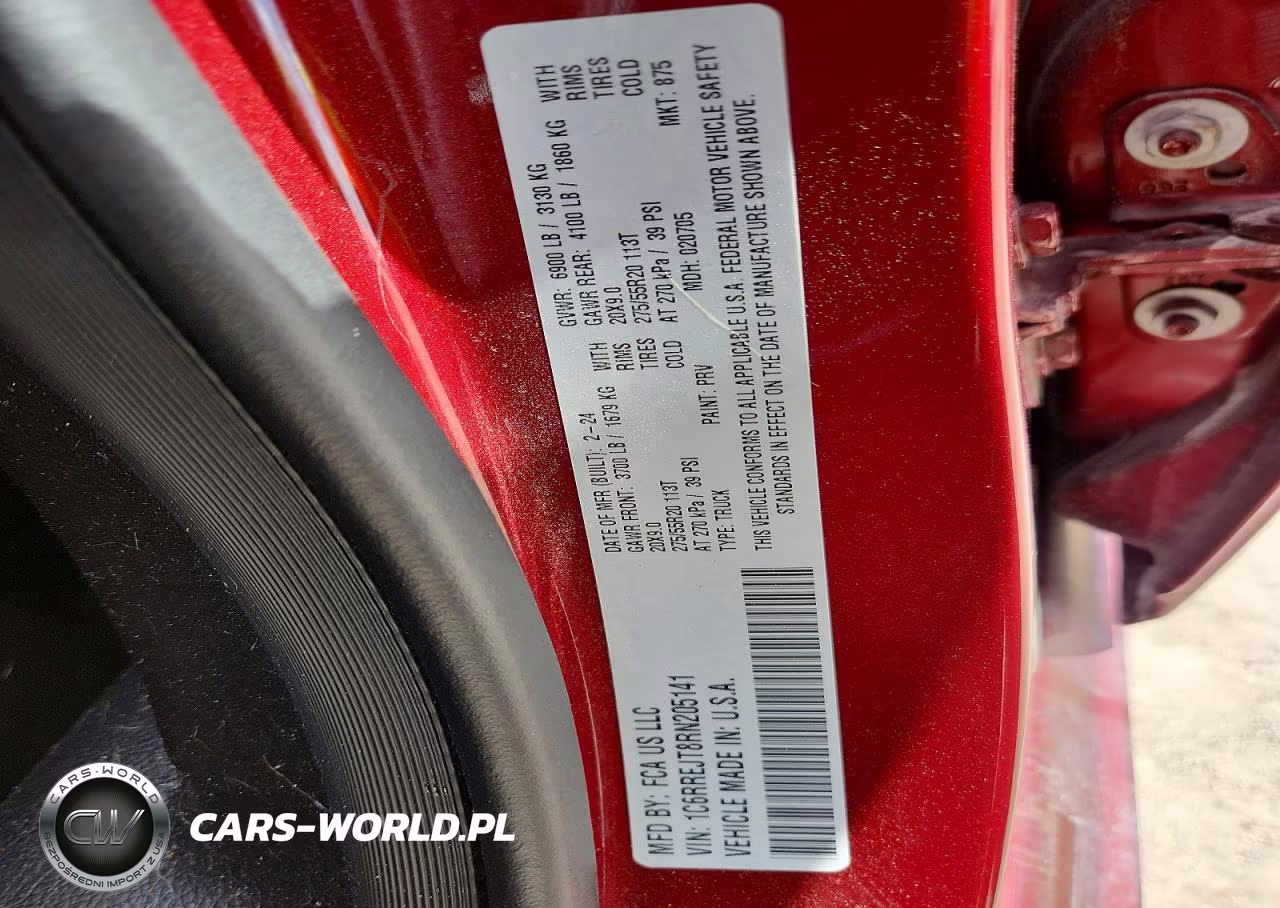 2024 Ram 1500 Laramie VIN:1C6RREJT8RN205141 - 12
