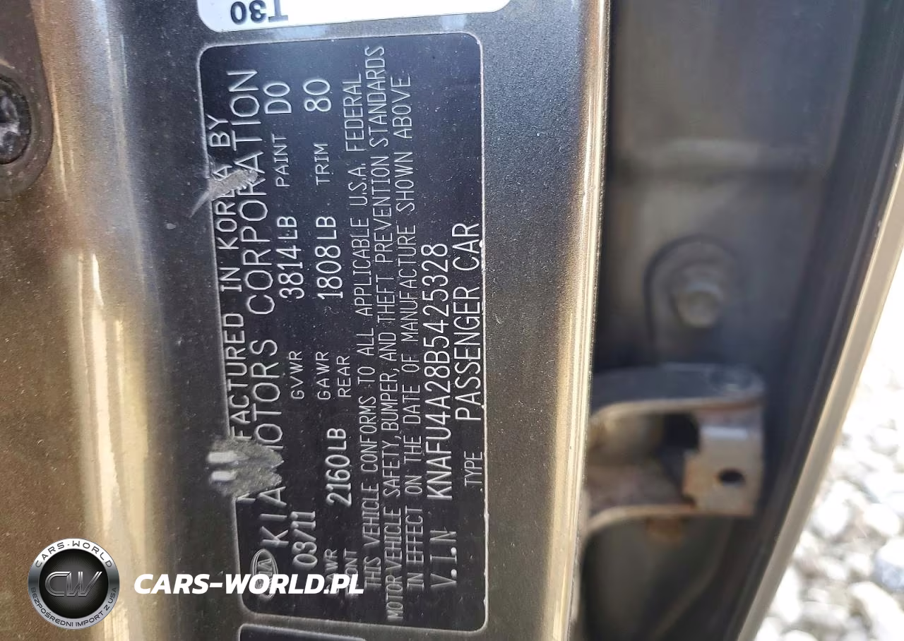 2011 Kia Forte Ex VIN:KNAFU4A28B5425328 - 12