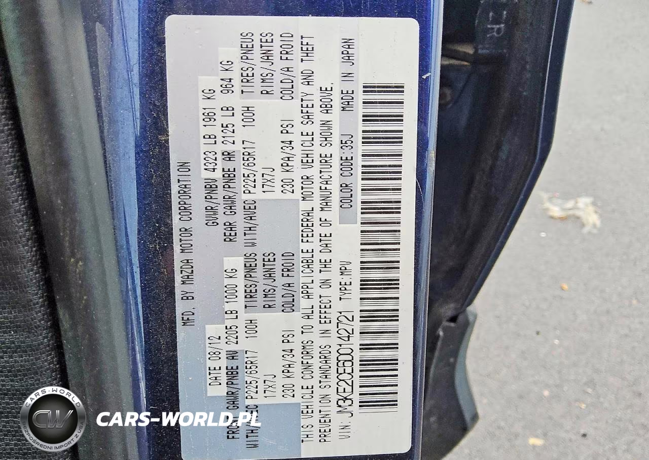 2013 Mazda Cx-5 Touring VIN:JM3KE2CE6D0142721 - 13