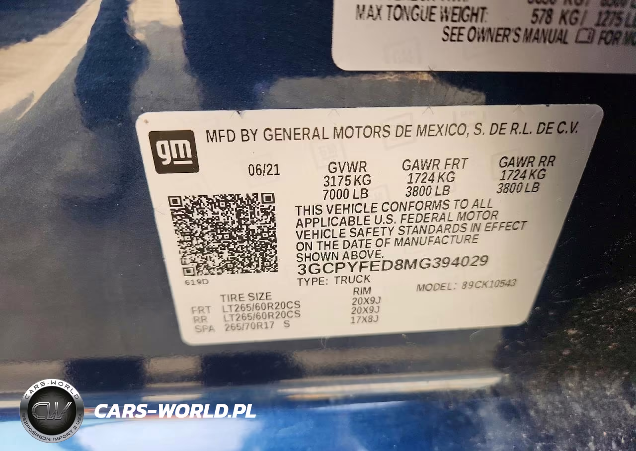 2021 Chevrolet Silverado K1500 Lt Trail Boss VIN:3GCPYFED8MG394029 - 12