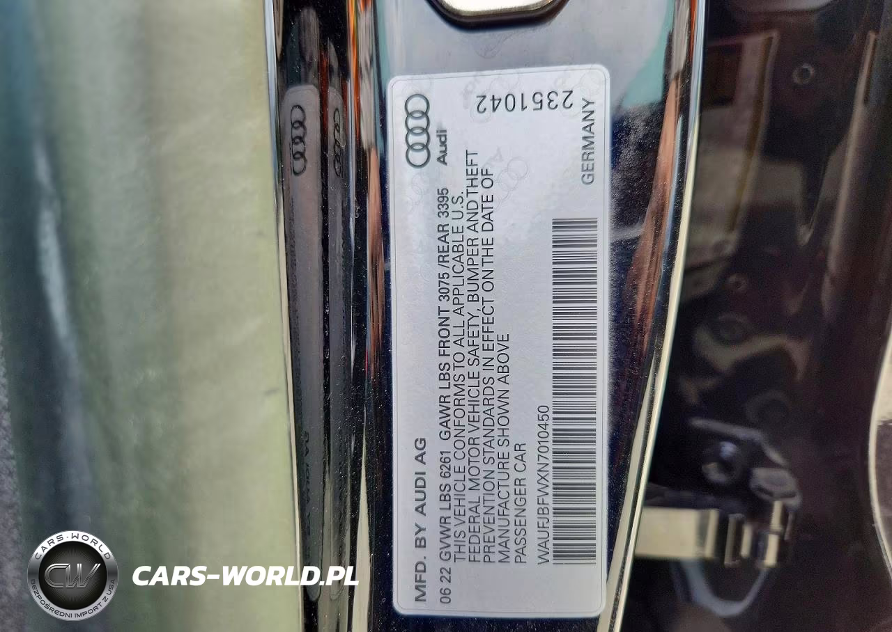 2022 Audi E-Tron Gt Premium Plus VIN:WAUFJBFWXN7010450 - 13