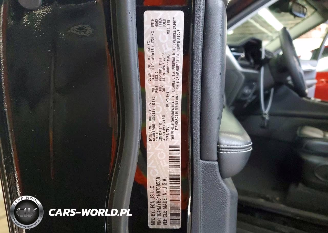 2022 Jeep Grand Cherokee Limited 4Xe VIN:1C4RJYB61N8758538 - 13