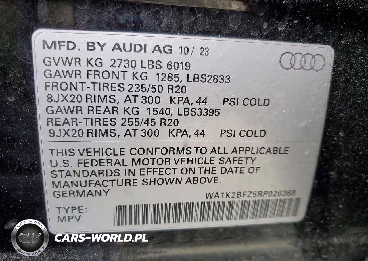 2024 Audi Q4 E-Tron Premium VIN:WA1K2BFZ5RP026368 - 14