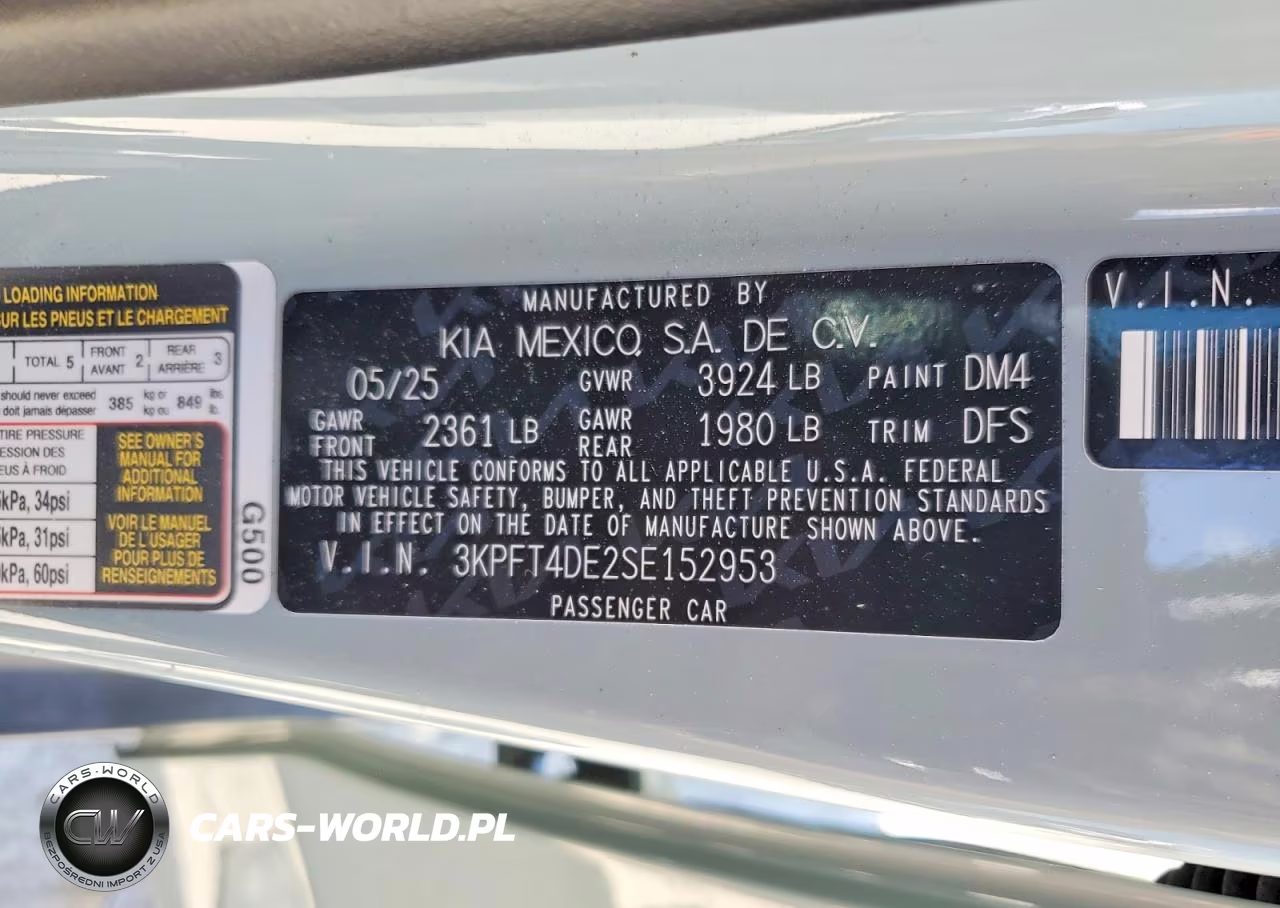 2025 Kia K4 Lxs VIN:3KPFT4DE2SE152953 - 12