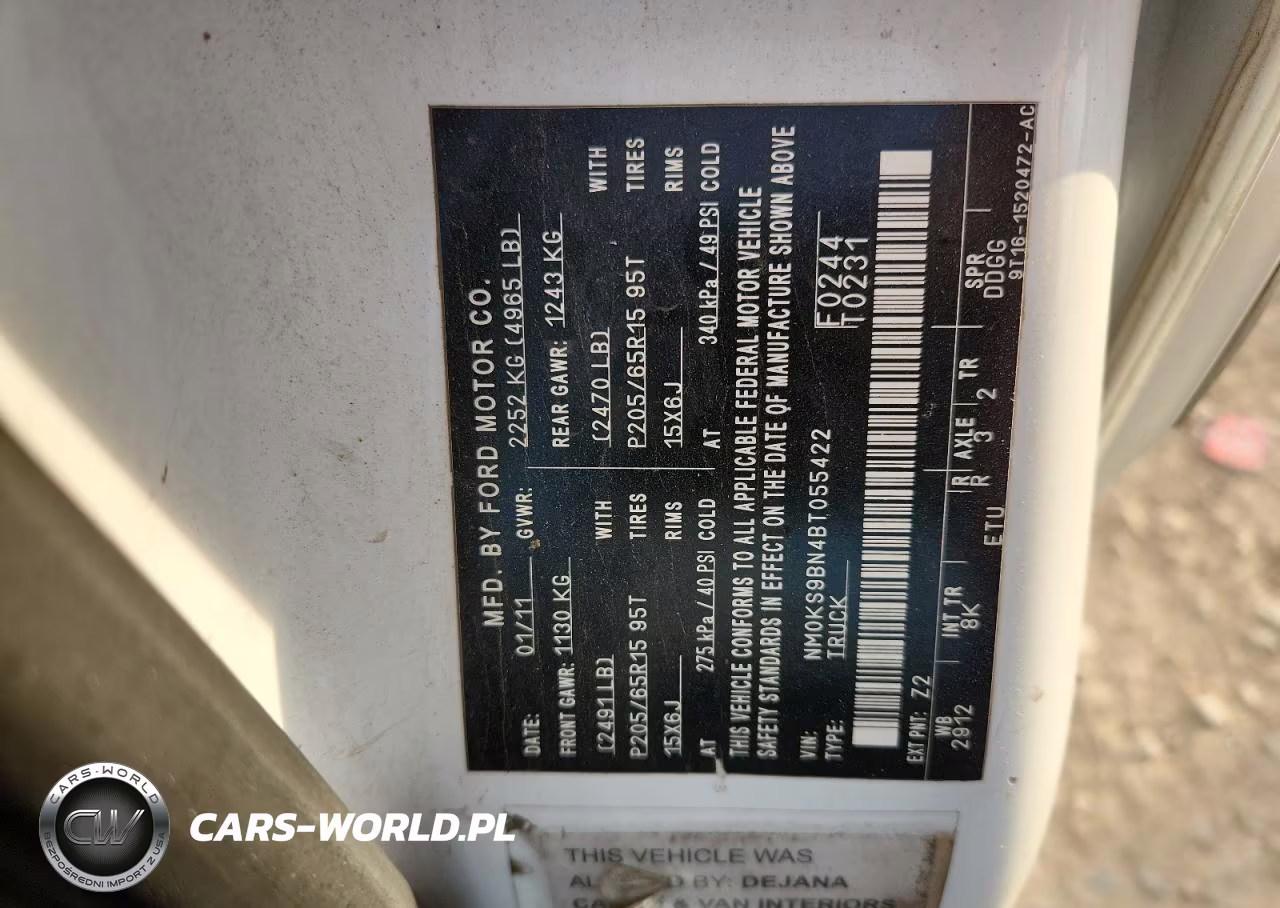 2011 Ford Transit Connect Xlt VIN:NM0KS9BN4BT055422 - 13