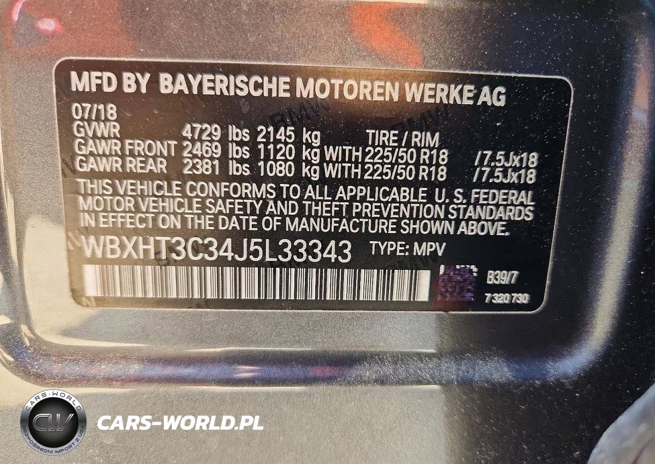 2018 BMW X1 xDrive28I VIN:WBXHT3C34J5L33343 - 14
